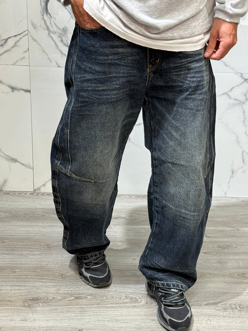 Jeans Baggy 3772 Blu Scuro