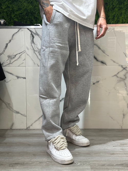 Panta tuta fondo ampio grigio nik*