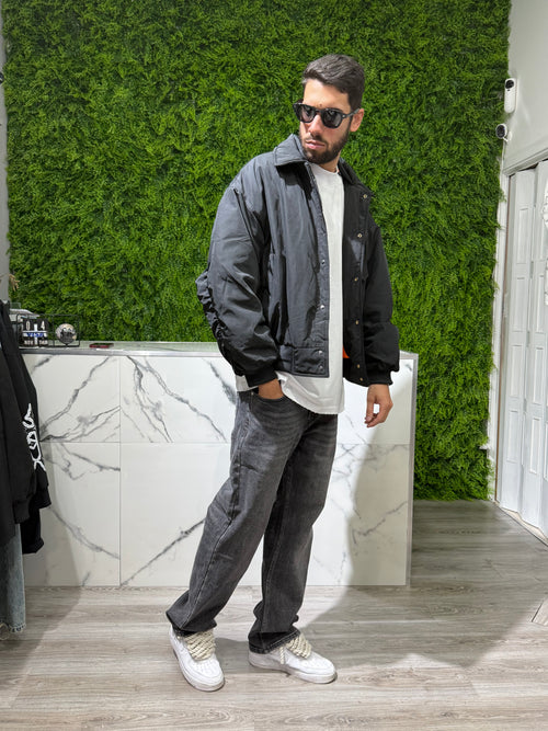 Jacket Crop Change diamond nero