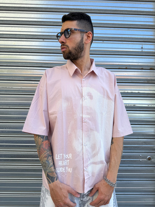 Camicia Face Rosa Bunker