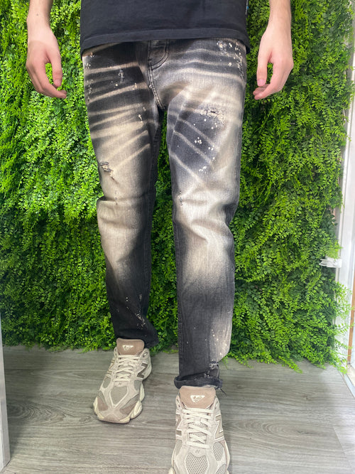 Denim Cianotic DQ60 Sabbiato Nero