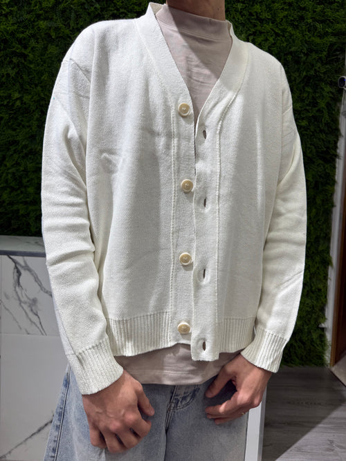 Cardigan Filo Panna