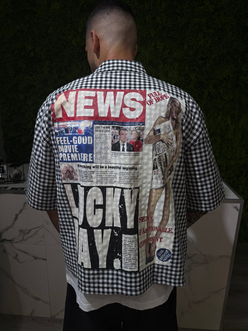 Camicia News Nera