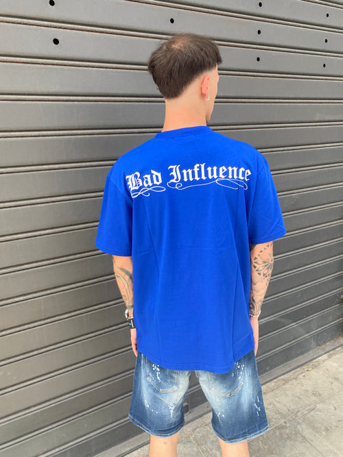 T-shirt regular Influence blu royale