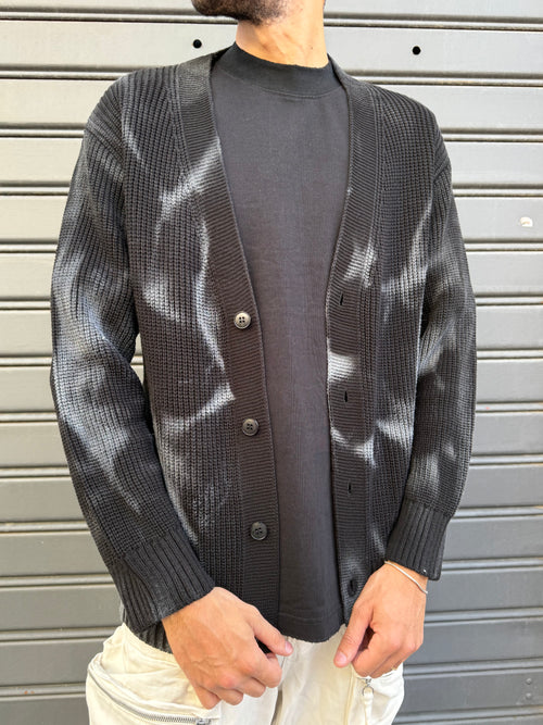 Cardigan wash nero zar* mod