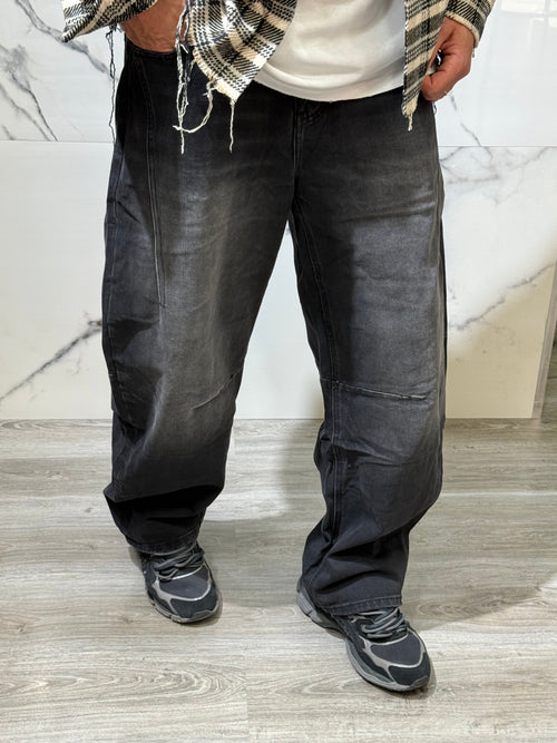 Jeans Baggy 3717 Nero