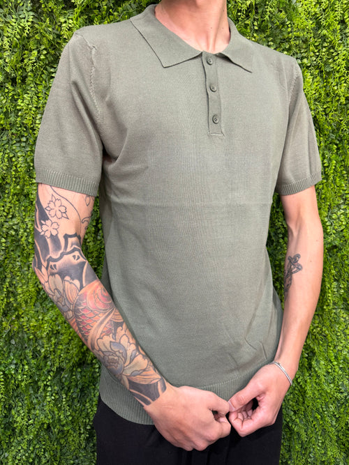 Polo in filo Verde