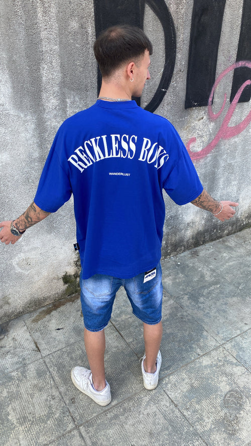 T-shirt reckless blu royale