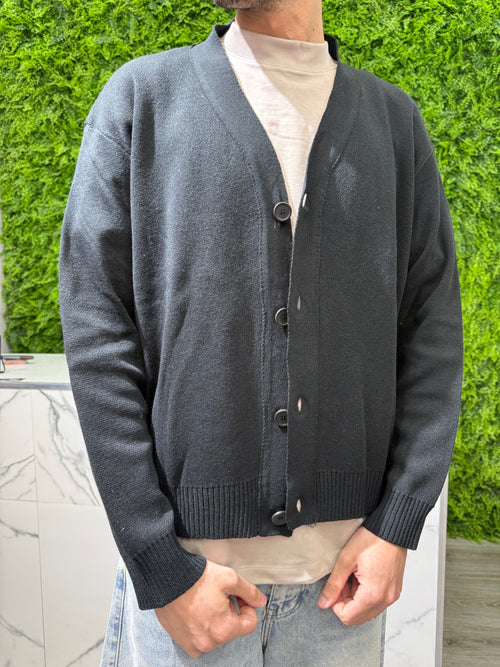 Cardigan Filo Nero