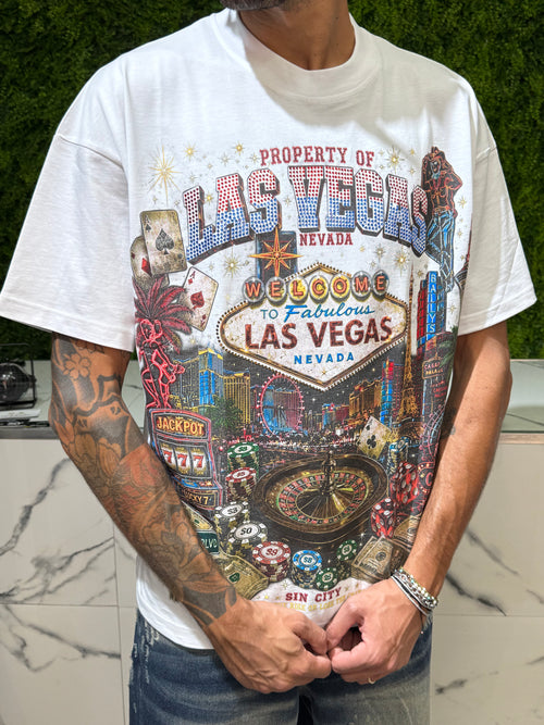 T-Shirt Las Vegas Bianca