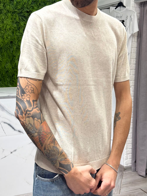 Maglia Filo 86308 Beige