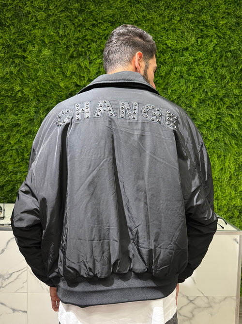 Jacket Crop Change diamond nero