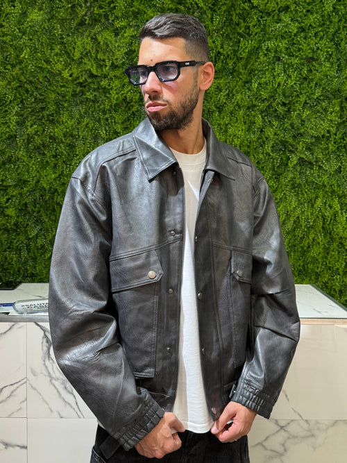 Jacket ecopelle 8970 Nera