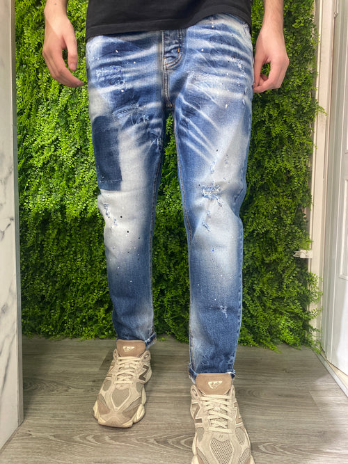 Denim Cianotic Offsin Blu