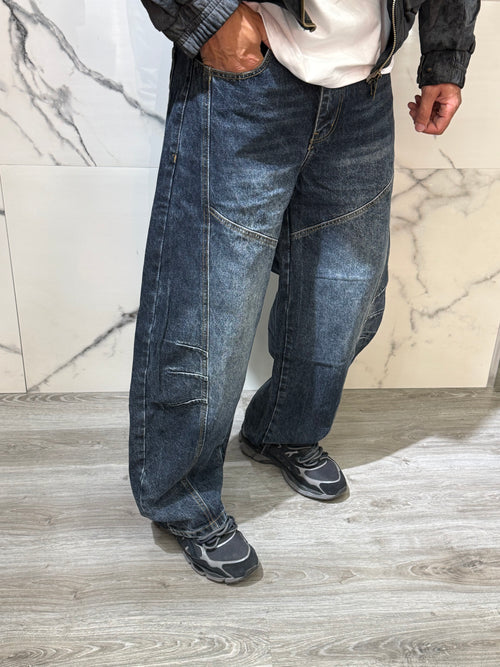 Jeans Baggy 3774 Blu Scuro