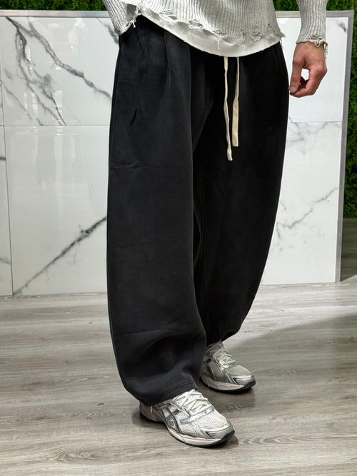 Pantalone tuta 296 washed nero