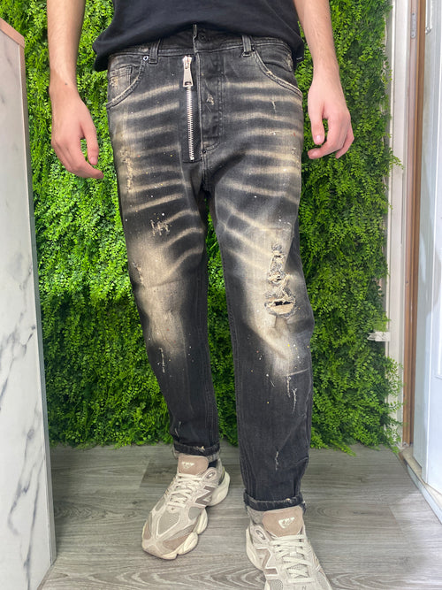 Denim Cianotic XM Sabbiato Nero Zip