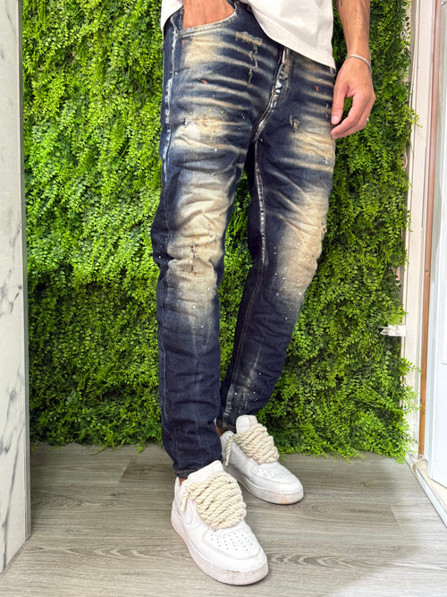 Denim Cianotic Omer Blu Sabbiato