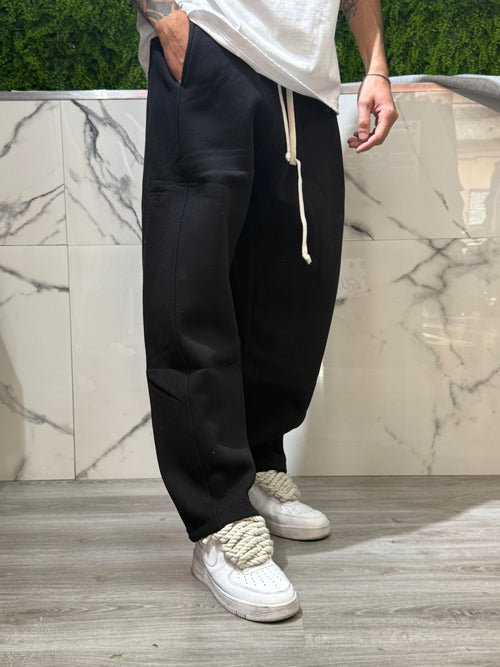 Panta tuta fondo ampio nero