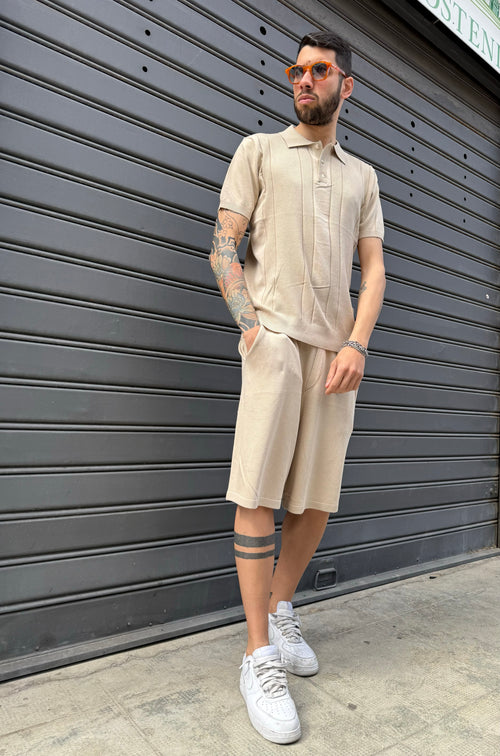Coordinato in filo Ibiza beige