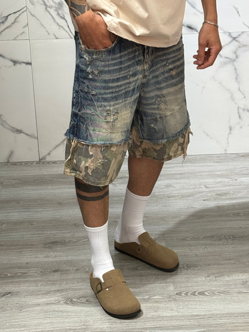 Shorts Cianotic Army Blu