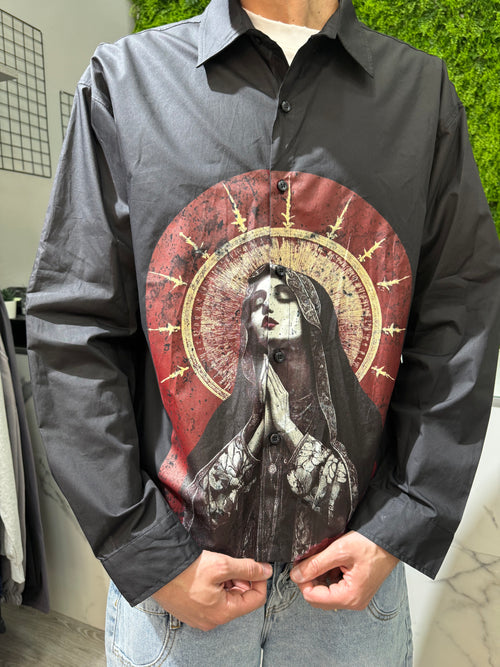 Camicia Prayer Nera