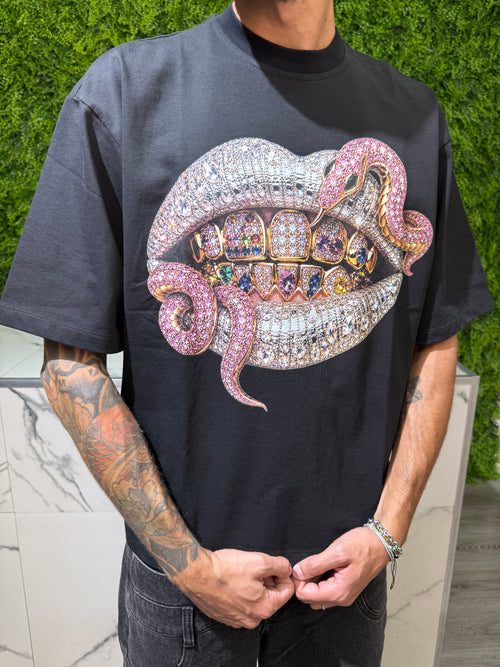 T-Shirt Snake Nera