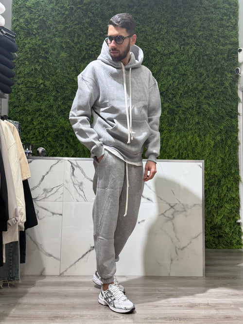Tracksuit Felpata Grigio Mélange
